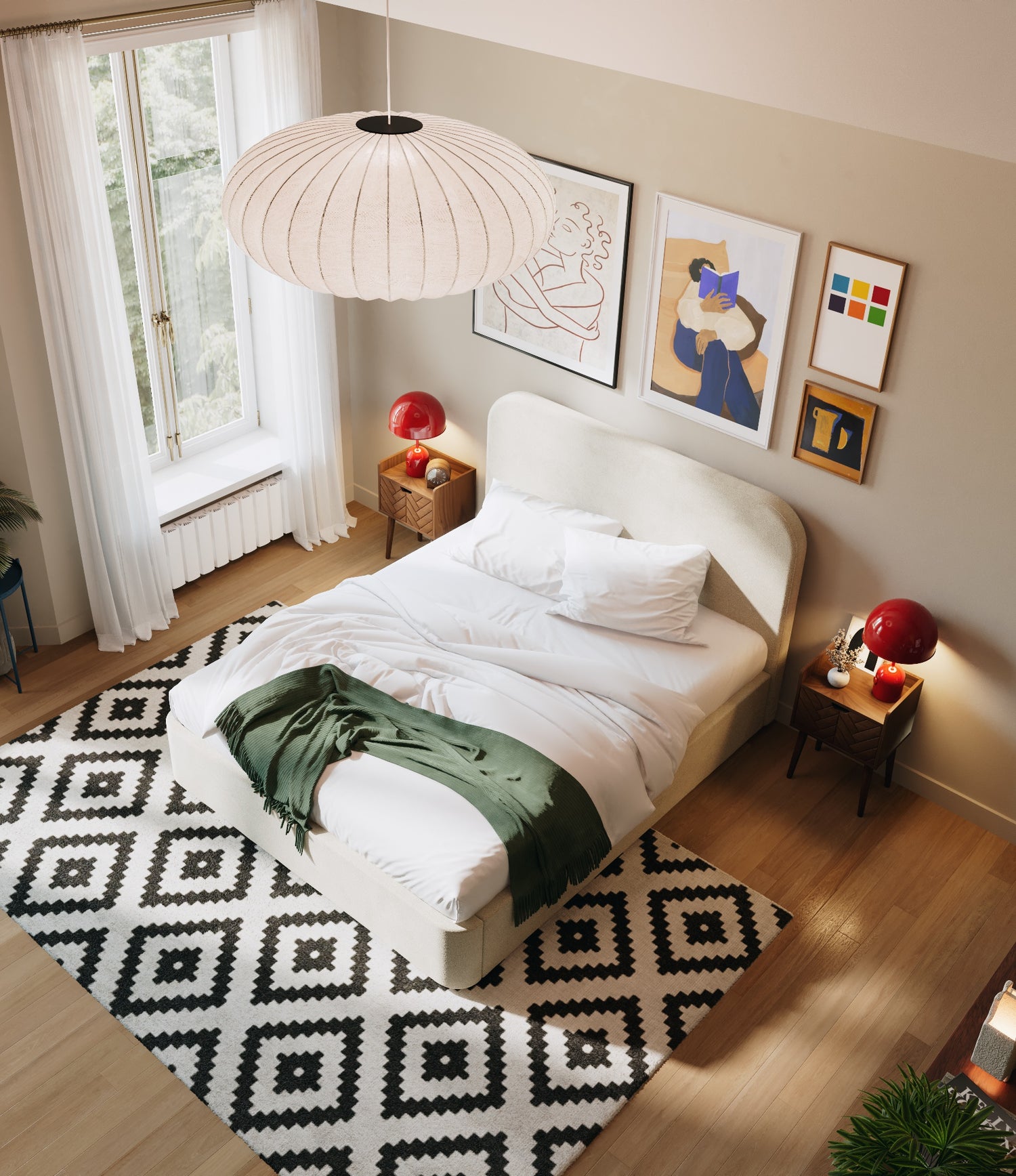 Bed met opbergruimte